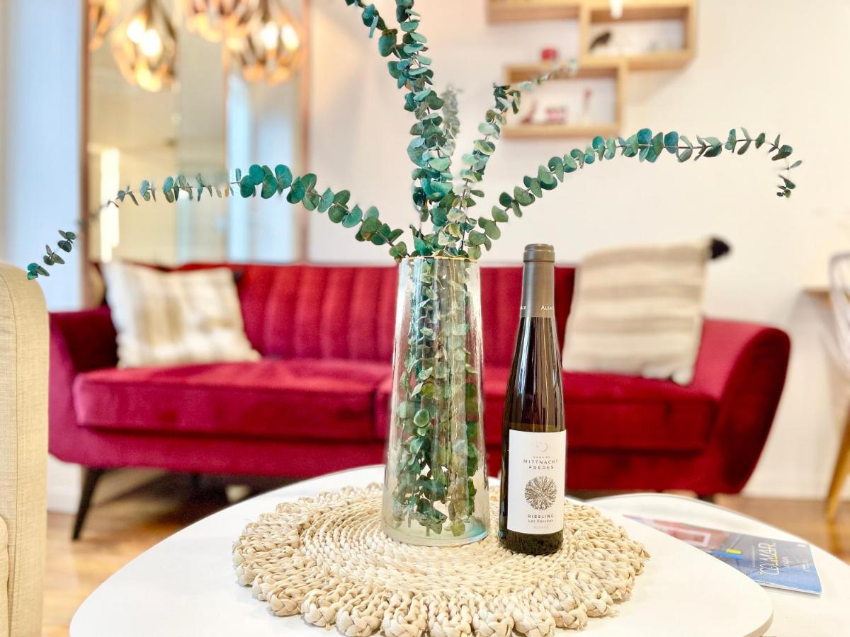 Le Rosacker - Proche Centre Ville Et Gare - Terrasse - Parking Gratuit 2 Places - 2 Chambres - 2 Salles De Bain - Netflix Кольмар Экстерьер фото