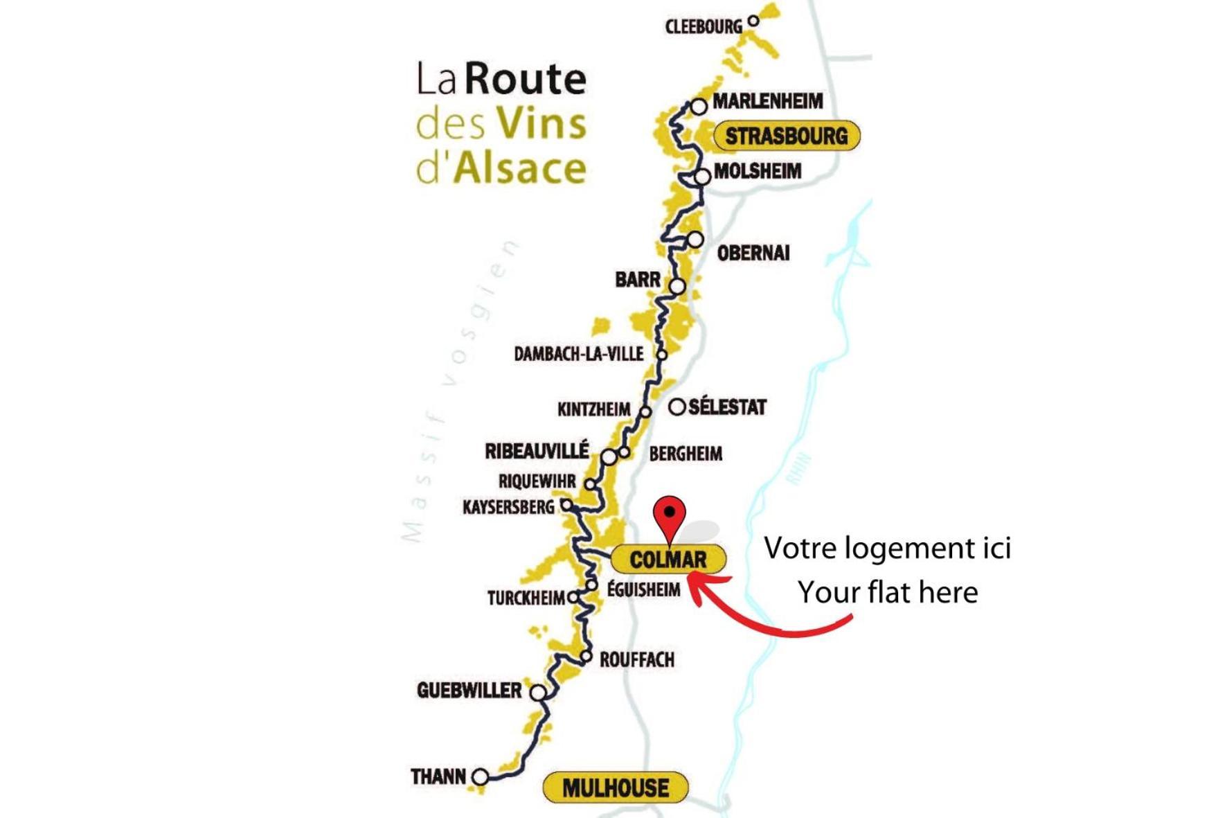 Le Rosacker - Proche Centre Ville Et Gare - Terrasse - Parking Gratuit 2 Places - 2 Chambres - 2 Salles De Bain - Netflix Кольмар Экстерьер фото